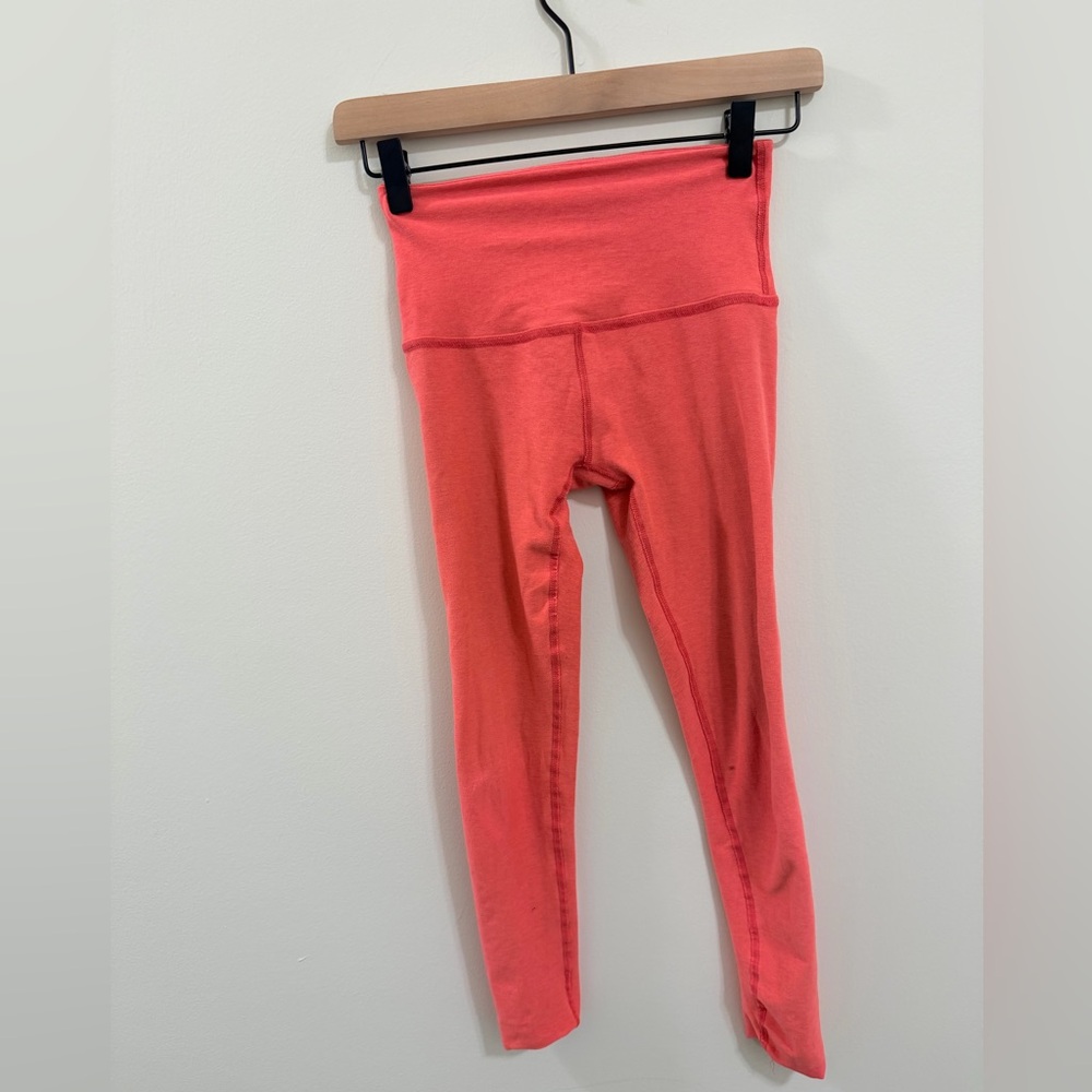 Beyond Yoga High Waisted Leggings – Coral Pink | XXS - Picture 2 of 5